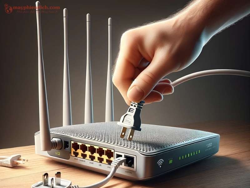 Hướng dẫn cách khắc phục lỗi Wifi Limited Access khởi động lại bộ định tuyến Wifi Router